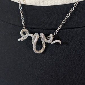 Sliding Snake Chain Necklace Stainless Steel